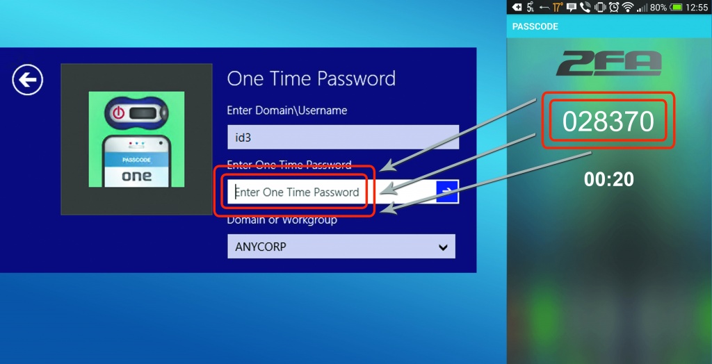 One-Time-Password (OTP) для смартфонов и планшетов
